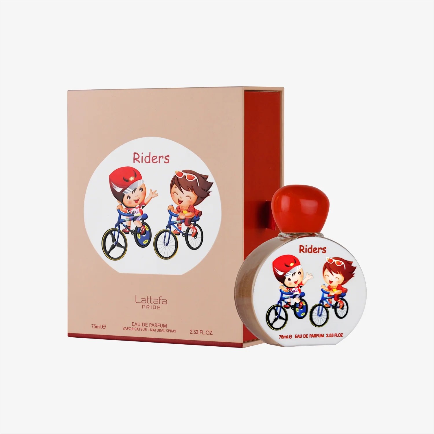Lattafa-Kids-RIDERS-75ml-Perfume.jpeg Lattafa Kids Riders 75ml Perfume - Image 1