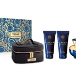 Versace Dylan Blue EDP Gift Set, Women’s 3.4 oz (4-Piece Set)
