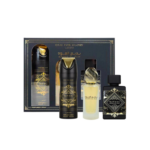 Lattafa Bade’e Al Oud Oud for Glory EDP Gift Set, Unisex (3-Piece Set)