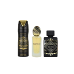Lattafa Bade’e Al Oud Oud for Glory EDP Gift Set, Unisex (3-Piece Set) - Image 2